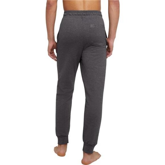 Mens Jogger Sweatpants, Men's Midweight Fleece Lounge Pants - Picture 2 of 7